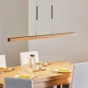 HerzBlut Pendellamper > Leonora hængelampe, Down, 121 cm natur eg