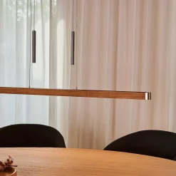 HerzBlut Bæredygtige Lamper > Novelie LED-hængelampe, knasteg oliebeh.