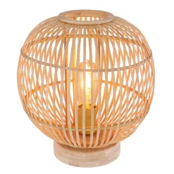 Globo Bordlamper > Hildegard bordlampe af bambus, Ø 30 cm