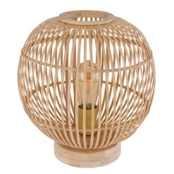 Globo Bordlamper > Hildegard bordlampe af bambus, Ø 30 cm