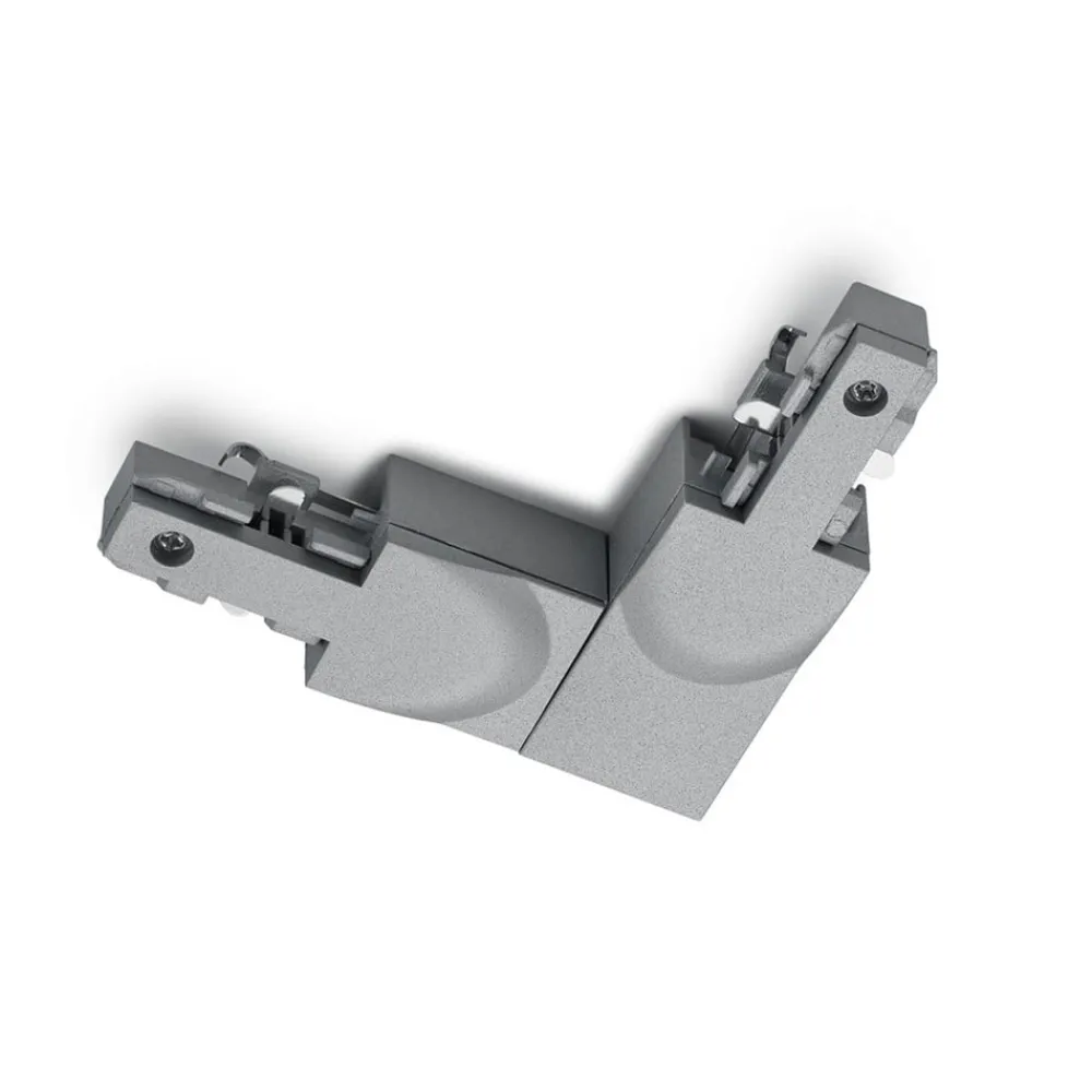 Trio Lighting Skinnesystem > Hjørneforbinder DUOline jordstik, inde, titan