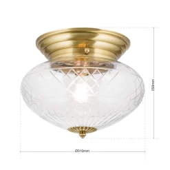 ORION Loftlamper > Håndsleben ENNA loftlampe Ø 31 cm