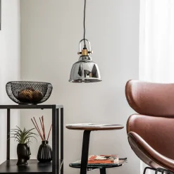 Nowodvorski Lighting Pendellamper > Hængelampe Amalfi, sølv, Ø 20 cm