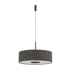 Pendellamper|Pendellamper ^ Nowodvorski Lighting Hængelampe Amarela L, sort melange, tekstil, E27