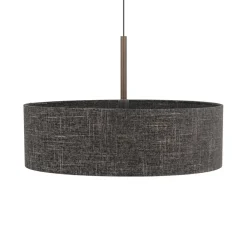 Pendellamper|Pendellamper ^ Nowodvorski Lighting Hængelampe Amarela L, sort melange, tekstil, E27