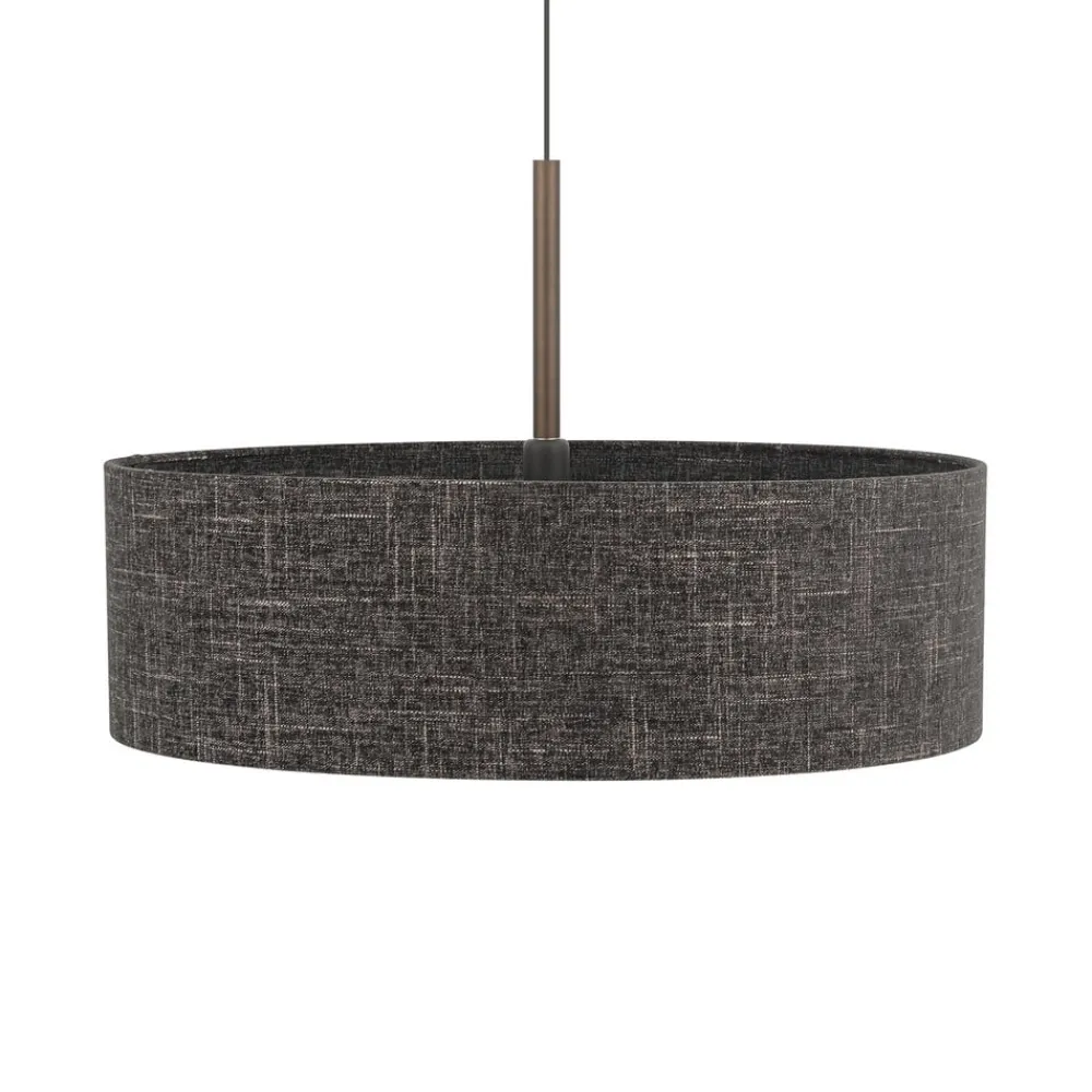 Pendellamper|Pendellamper ^ Nowodvorski Lighting Hængelampe Amarela L, sort melange, tekstil, E27