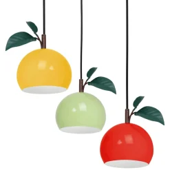 Luminex Pendellamper > Hængelampe Apple mix, farverig, metal, Ø 42 cm, 3 lyskilder, E27
