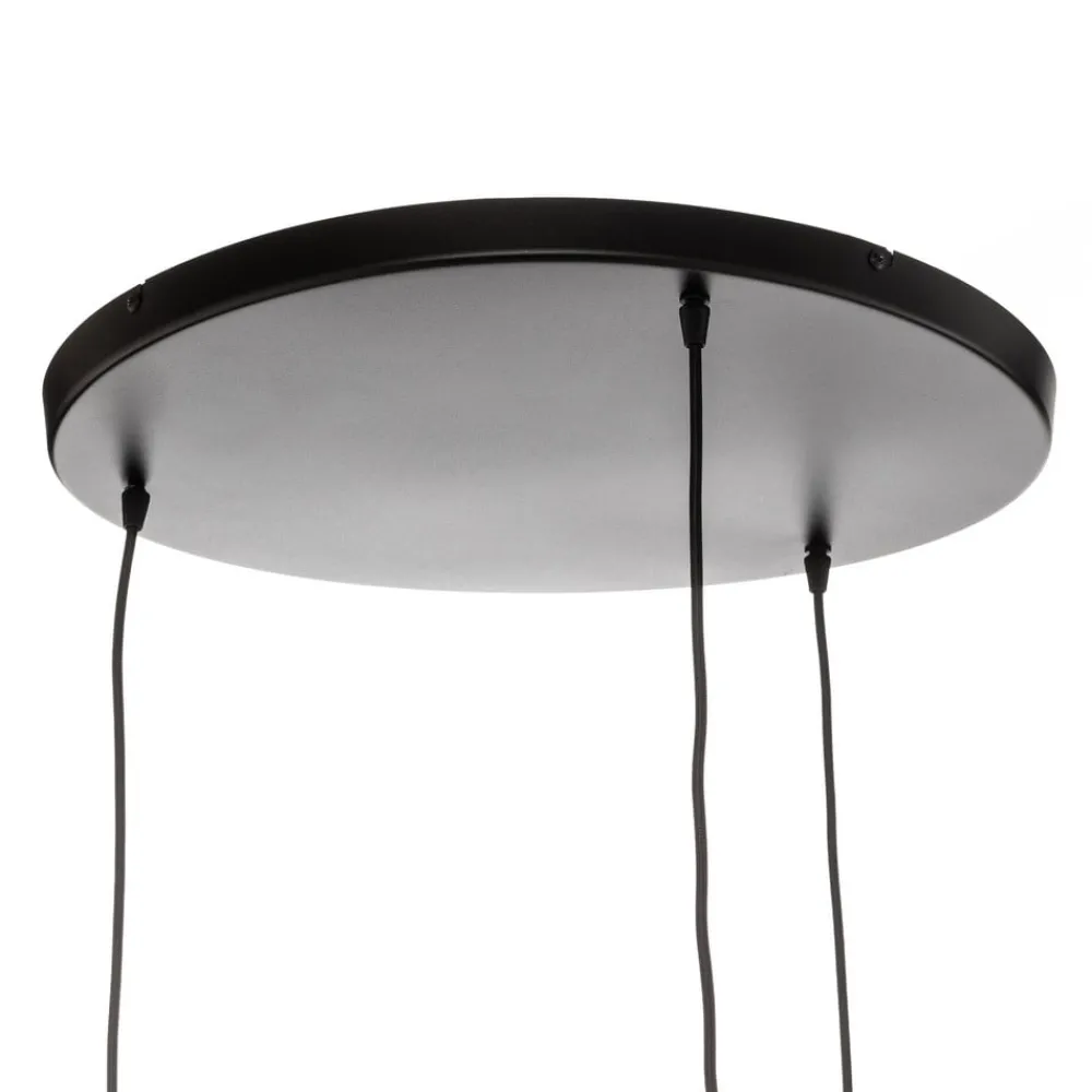 Pendellamper|Pendellamper ^ TEMAR LIGHTING Hængelampe Barrel med træskærme, 3 lyskilder, rund