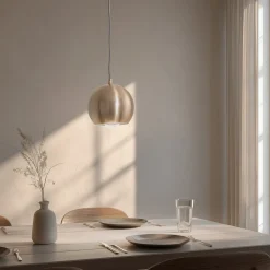 Opviq Pendellamper|Pendellamper > Hængelampe Berceste 9201, Ø 15 cm, guld, jern, E27