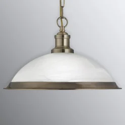 Searchlight Pendellamper > Hængelampe Bistro af glas i glimtende guld