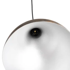 Opviq Pendellamper > Hængelampe Bitlislim, antikbrun, Ø 41 cm, metal, E27