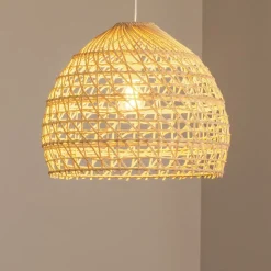 Nowodvorski Lighting Pendellamper > Hængelampe BOHO, Ø 43 cm, naturbrun, rattan, E27