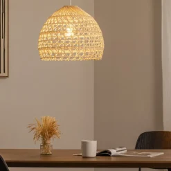 Nowodvorski Lighting Pendellamper > Hængelampe BOHO, Ø 43 cm, naturbrun, rattan, E27