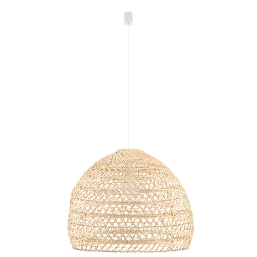 Pendellamper ^ Nowodvorski Lighting Hængelampe BOHO, Ø 60 cm, naturbrun, rattan, E27