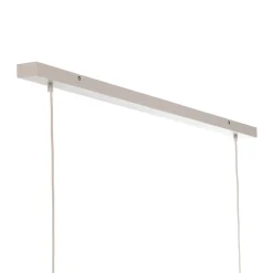 Duolla Pendellamper > Hængelampe Boho, 2 lyskilder, tekstil, creme-hvid/rattan