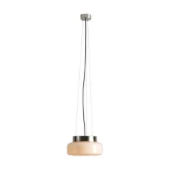 ALDEX Pendellamper > Hængelampe BonBon, creme, Ø 25 cm, glas