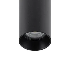 Deko-Light Pendellamper > Hængelampe CAN, sort, højde 15 cm, Ø 6 cm, metal, GU10