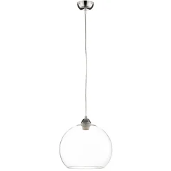 Pendellamper ^ SOLLUX LIGHTING Hængelampe Colour, glasskærm transparent