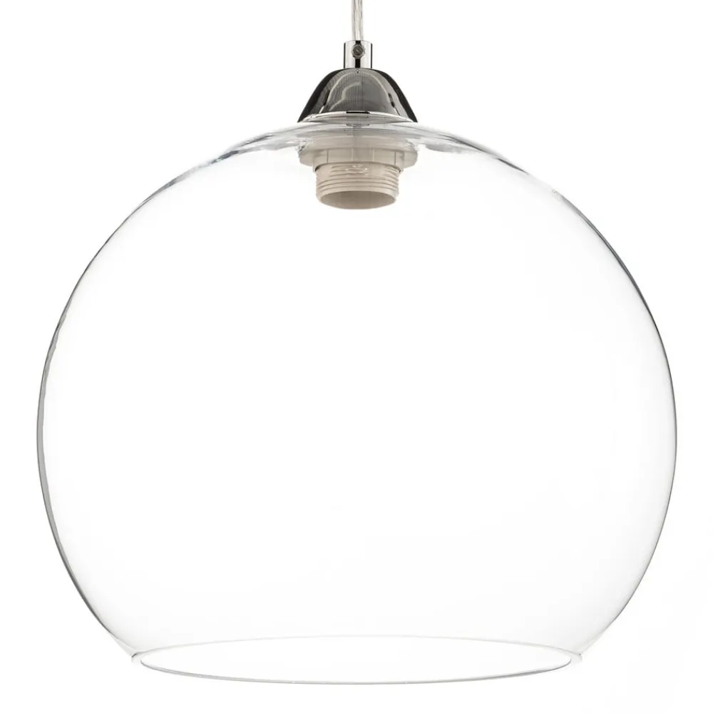 Pendellamper ^ SOLLUX LIGHTING Hængelampe Colour, glasskærm transparent