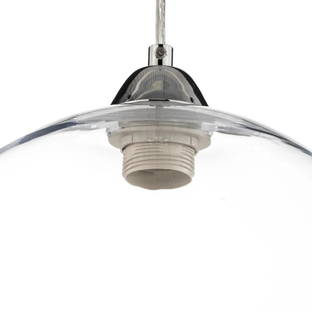 Pendellamper ^ SOLLUX LIGHTING Hængelampe Colour, glasskærm transparent