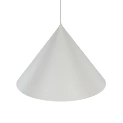 TK Lighting Pendellamper > Hængelampe Cono, 1 lyskilde, Ø 50 cm, beige, E27