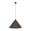 TK Lighting Pendellamper > Hængelampe Cono, 1 lyskilde, Ø 50 cm, brun, E27