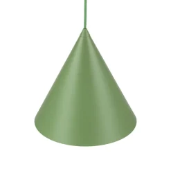TK Lighting Pendellamper > Hængelampe Cono, 1 lyskilde, Ø 25 cm, grøn, E27
