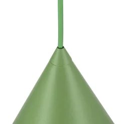 TK Lighting Pendellamper > Hængelampe Cono, 1 lyskilde, Ø 25 cm, grøn, E27