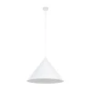 TK Lighting Pendellamper > Hængelampe Cono, 1 lyskilde, Ø 50 cm, hvid, E27
