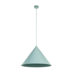 TK Lighting Pendellamper > Hængelampe Cono, 1 lyskilde, Ø 50 cm, mint, E27