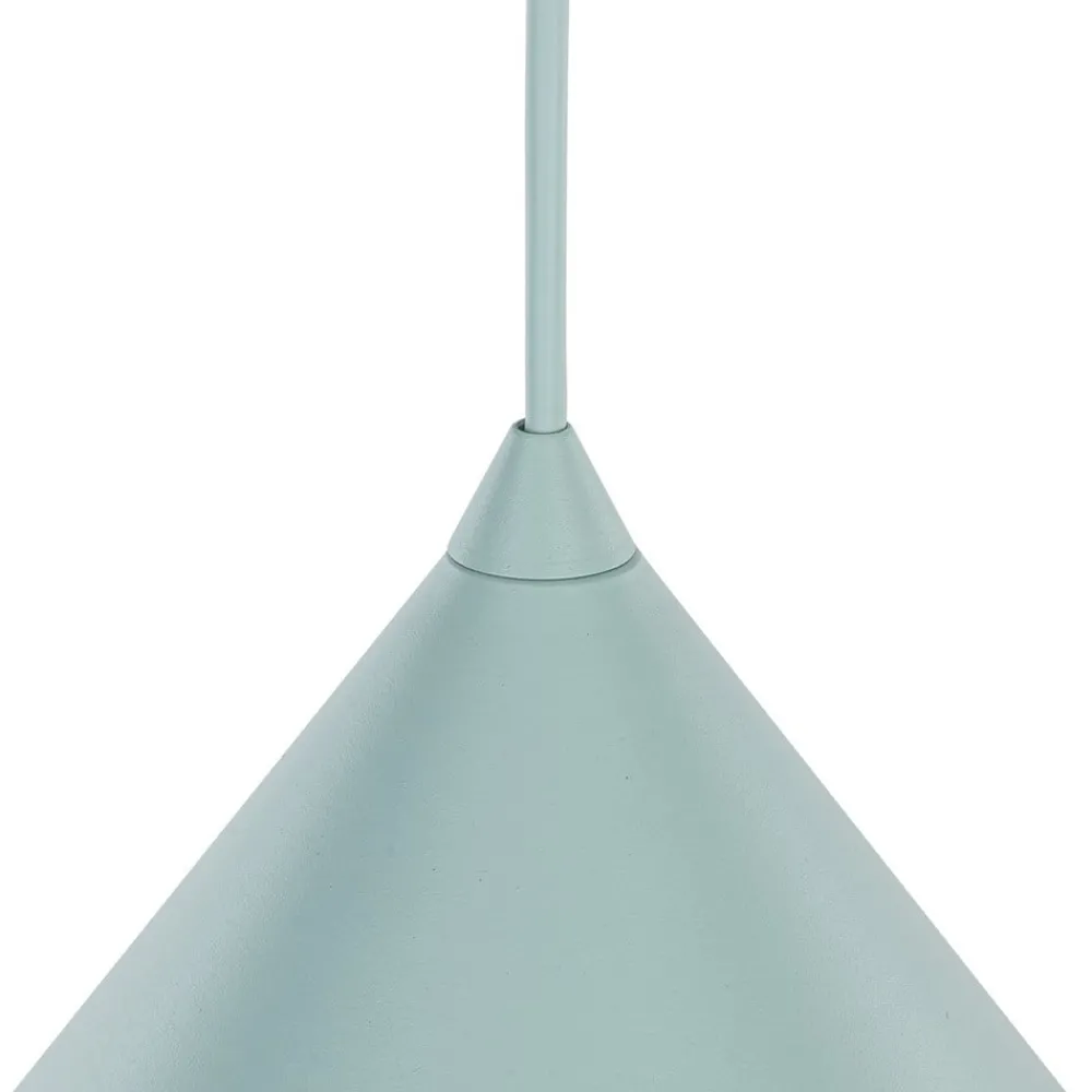 TK Lighting Pendellamper > Hængelampe Cono, 1 lyskilde, Ø 50 cm, mint, E27