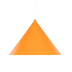 TK Lighting Pendellamper > Hængelampe Cono, 1 lyskilde, Ø 50 cm, orange, E27