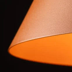 TK Lighting Pendellamper|Pendellamper > Hængelampe Cono, 1 lyskilde, Ø 25 cm, orange, E27