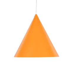 TK Lighting Pendellamper|Pendellamper > Hængelampe Cono, 1 lyskilde, Ø 25 cm, orange, E27