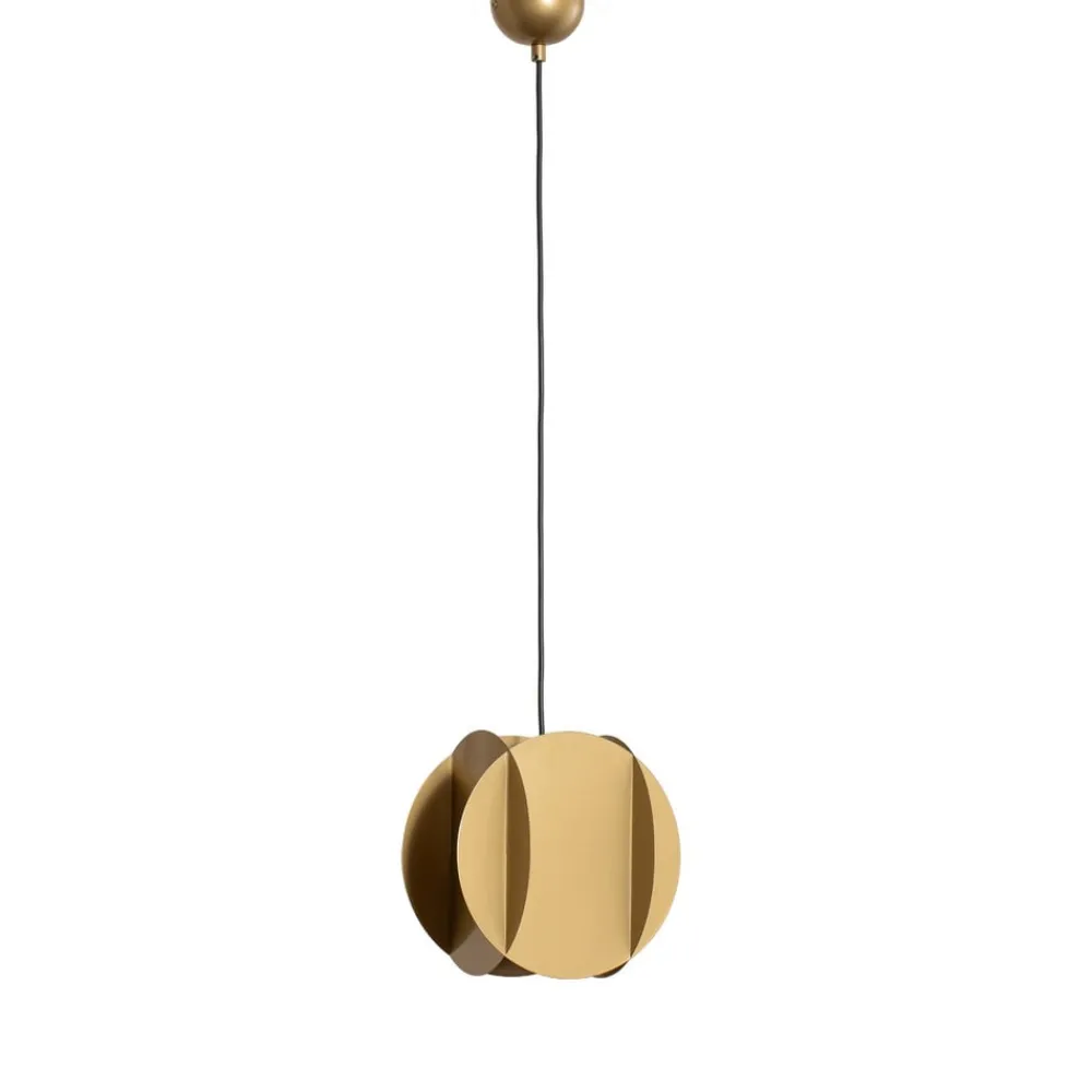 Opviq Pendellamper > Hængelampe Corner, guldfarvet, 25 x 25 cm, metal, E27