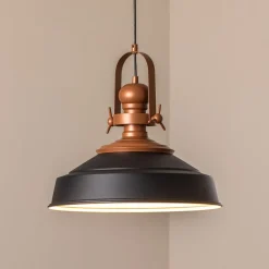 Opviq Pendellamper|Pendellamper > Hængelampe Craft, sort, metal, Ø 41 cm, E27