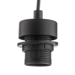 TK Lighting Pendellamper|Pendellamper > Hængelampe Cubus, Ø 50 cm, 3 lyskilder, klar/honningbrun, glas