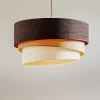 Duolla Pendellamper > Hængelampe Devon, brun/beige/ecru/guld Ø45cm