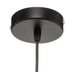 Pendellamper ^ Duolla Hængelampe Duo, sort/guld, Ø40cm, 1 lyskilde