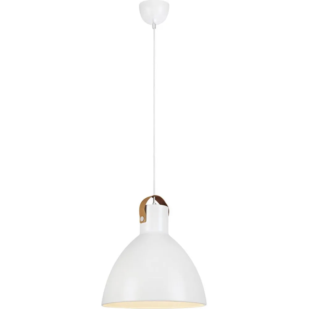 Markslöjd Pendellamper > Hængelampe Eagle, hvid, Ø 35 cm, metal
