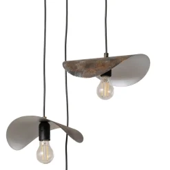 Opviq Pendellamper > Hængelampe Eger, 3 lyskilder, sort, metal, Ø 50 cm