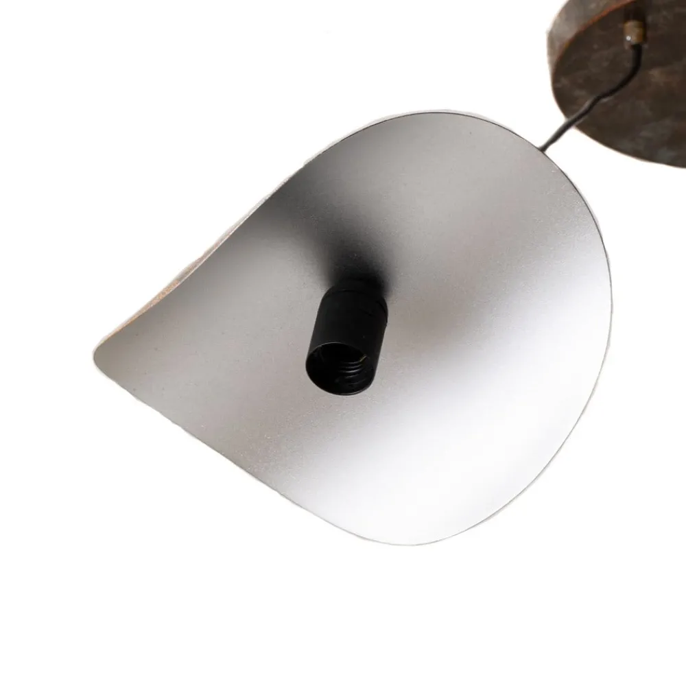 Opviq Pendellamper > Hængelampe Eger, 3 lyskilder, sort, metal, Ø 50 cm