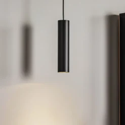Pendellamper|Pendellamper ^ Nowodvorski Lighting Hængelampe Eye, højde skærm 25 cm, sort