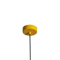 Pendellamper|Pendellamper ^ ALDEX Hængelampe form 4, gul, metal, 4 lyskilder, kegle, E27