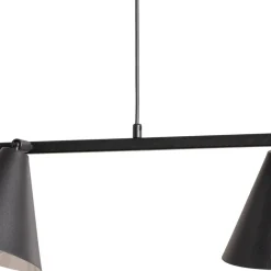 ALDEX Pendellamper|Pendellamper > Hængelampe form 4, sort, metal, 4 lyskilder, kegle, E27