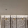 Eko-Light Arbejdsrum/Kontor|Pendellamper > Hængelampe Genesis, aluminium sort/guld, 7 x GU10, længde 150 cm