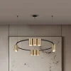 Eko-Light Arbejdsrum/Kontor|Pendellamper > Hængelampe Genesis, aluminium, sort/guld, 10 x GU10, Ø 60 cm
