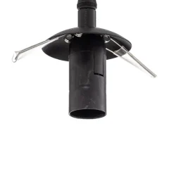 EMIBIG LIGHTING Pendellamper > Hængelampe Glassy, 3 lyskilder, lige, sort, grafit, glas