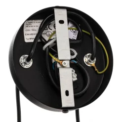 EMIBIG LIGHTING Pendellamper > Hængelampe Glassy, 6 lyskilder, sort, klar, glas, 110 cm