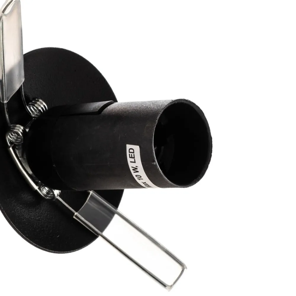 EMIBIG LIGHTING Pendellamper > Hængelampe Glassy, 8 lyskilder, sort, klar, glas, E14
